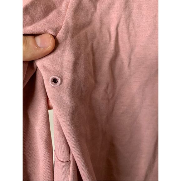 SmartWool 1/2 Zip Pullover Sweatshirt Merino Wool pink Women's size medium - Picture 9 of 10